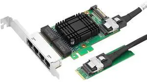 1G Quad-Port to SFF-8087/M.2 Ethernet Network Adapter(1ntel I350 Based) 1G Quad-Port to SFF-8087/M.2 Ethernet Network Adapter(1ntel I350 Based)