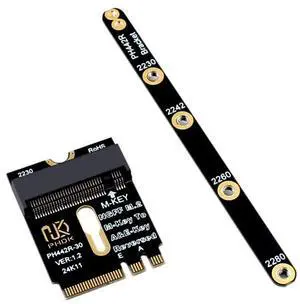 M.2 (NGFF) 2230 2242 2280 NVME SSD to M2 A/E Key Port Card (Only Provide PCIe 1X Lane) M.2 (NGFF) 2230 2242 2280 NVME SSD to M2 A/E Key Port Card (Only Provide PCIe 1X Lane)