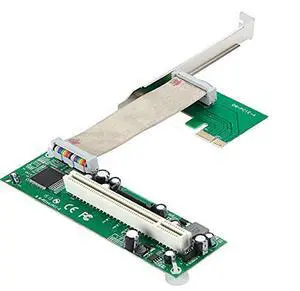 PCI-E Express 1X to PCI 32bits Riser Card with Flex Cable(SATA Power) PCI-E Express 1X to PCI 32bits Riser Card with Flex Cable(SATA Power)