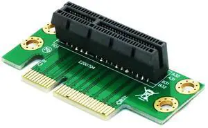 PCI-E PCIe Express 4X Riser Extension Card Angled PCI-E PCIe Express 4X Riser Extension Card Angled