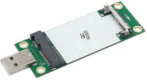 Mini PCI-E Card to USB Adapter Card with SIM Card Slot for 3G / 4G Network Cards Mini PCI-E Card to USB Adapter Card with SIM Card Slot for 3G / 4G Network Cards