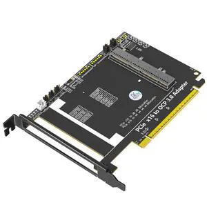 PCI-e Express 5.0 16x to Gen-Z 4C+ SFF-TA-1002 Adapter Card,Support OCP NIC 3.0 Network CardCompatible with Intel X710 I350 E810 PCI-e Express 5.0 16x to Gen-Z 4C+ SFF-TA-1002 Adapter Card,Support OCP NIC 3.0 Network CardCompatible with Intel X710 I350 E810
