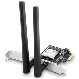 AX210 WiFi 6E Card for Desktop, PCIe Wireless Network Card with Bluetooth 5.3, AX5400 Tri-Band, OFDMA & MU-MIMO, Ultra-Low Latency, WPA3, Low-Profile Bracket, for Windows 10/11 AX210 WiFi 6E Card for Desktop, PCIe Wireless Network Card with Bluetooth 5.3, AX5400 Tri-Band, OFDMA & MU-MIMO, Ultra-Low Latency, WPA3, Low-Profile Bracket, for Windows 10/11