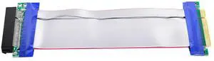 xiwai PCI-E Express 8X to 8X Male to Female Extension PCIE 3.0 Slot Riser Extender Card Ribbon Flexible Cable 20cm xiwai PCI-E Express 8X to 8X Male to Female Extension PCIE 3.0 Slot Riser Extender Card Ribbon Flexible Cable 20cm