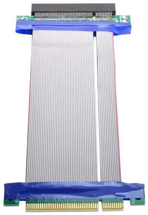 PCIE Riser Cable PCI-E Express 8X to 8X Male to Female Slot Riser Extender Card Ribbon Flexible Cable 20cm PCIE Riser Cable PCI-E Express 8X to 8X Male to Female Slot Riser Extender Card Ribbon Flexible Cable 20cm