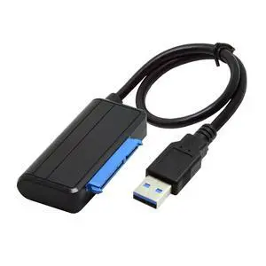 USB 3.0 Type-A to SATA 7+15 22Pin Adapter Cable 5Gbps Angled Connector for 2.5inch 3.5inch Hard Disk Drive SSD for Desktop Laptop (Need 12V Power Supply) USB 3.0 Type-A to SATA 7+15 22Pin Adapter Cable 5Gbps Angled Connector for 2.5inch 3.5inch Hard Disk Drive SSD for Desktop Laptop (Need 12V Power Supply)