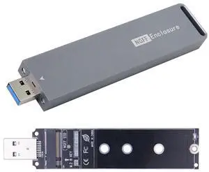 USB 3.0 to Single Protocol Channel B/M-Key M.2 SATA 2280 2260 2242 2230 SSD External PCBA Case Conveter Adapter Enclosure ASM1153E Chipset USB 3.0 to Single Protocol Channel B/M-Key M.2 SATA 2280 2260 2242 2230 SSD External PCBA Case Conveter Adapter Enclosure ASM1153E Chipset