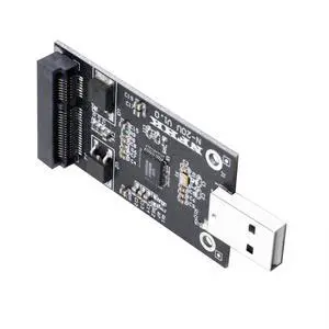 50Pin Mini PCI-E mSATA SSD to USB 2.0 Type-A External PCBA Conveter Adapter 480Mbps Pen Driver Card Enclosure Without Case 50Pin Mini PCI-E mSATA SSD to USB 2.0 Type-A External PCBA Conveter Adapter 480Mbps Pen Driver Card Enclosure Without Case