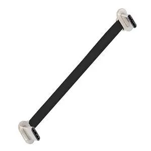 Same Direction Dual Angled Ultra Slim Flat USB-C Type C to USB-C 90 Degree Angled Connector Power USB2.0 Data Cable 65W Fast Charge Compatible with Laptop Tablet Phone (70mm) Same Direction Dual Angled Ultra Slim Flat USB-C Type C to USB-C 90 Degree Angled Connector Power USB2.0 Data Cable 65W Fast Charge Compatible with Laptop Tablet Phone (70mm)