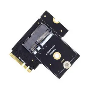 2230 A+E-Key Male to A+E Female Right Angled 90 Degree Low Profile Adapter Extension Card Riser 2230 A+E-Key Male to A+E Female Right Angled 90 Degree Low Profile Adapter Extension Card Riser