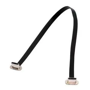 Same Direction Dual Angled Ultra Slim Flat USB-C Type C to USB-C 90 Degree Angled Connector Power USB2.0 Data Cable 65W Fast Charge Compatible with Laptop Tablet Phone (200mm) Same Direction Dual Angled Ultra Slim Flat USB-C Type C to USB-C 90 Degree Angled Connector Power USB2.0 Data Cable 65W Fast Charge Compatible with Laptop Tablet Phone (200mm)