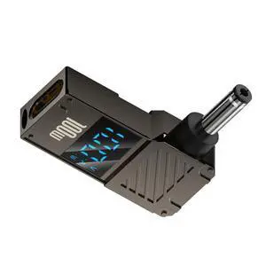 Type-C Adapter USB Female Input to DC 4.0x1.3mm Male Plug Output with Smart LED Display Power 20V 5A PD Charge 100W 65W Adapter Compatible with Laptop Type-C Adapter USB Female Input to DC 4.0x1.3mm Male Plug Output with Smart LED Display Power 20V 5A PD Charge 100W 65W Adapter Compatible with Laptop