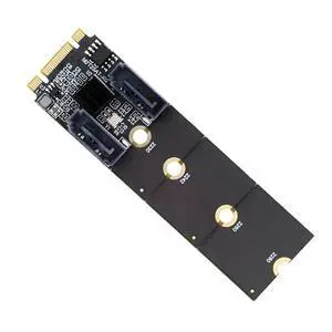 Key B+M PCI Express to SATA 3.0 6Gbps Dual Ports Vertical Adapter Converter Hard Drive Extension Card SATA PM Multiplier Port Selector JMB582 2230 2242 2260 2280 Key B+M PCI Express to SATA 3.0 6Gbps Dual Ports Vertical Adapter Converter Hard Drive Extension Card SATA PM Multiplier Port Selector JMB582 2230 2242 2260 2280