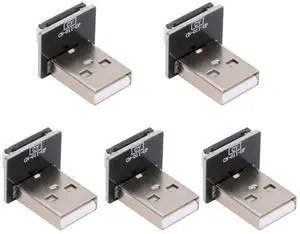 5pcs Standard USB2.0 Type-A Male Connector Up Angled 90 Degree Flat FPC 480Mbps Data Power Compatible with FPV Camera Multicopter Aerial Photography 5pcs Standard USB2.0 Type-A Male Connector Up Angled 90 Degree Flat FPC 480Mbps Data Power Compatible with FPV Camera Multicopter Aerial Photography