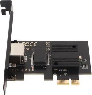 PCIe Network Card, I226 V Chip 2.5Gbps Ethernet Adapter with Low Profile Bracket, for Desktop Gaming Server Workstation 7/8/10/11 OS X Laptop PCIe Network Card, I226 V Chip 2.5Gbps Ethernet Adapter with Low Profile Bracket, for Desktop Gaming Server Workstation 7/8/10/11 OS X Laptop