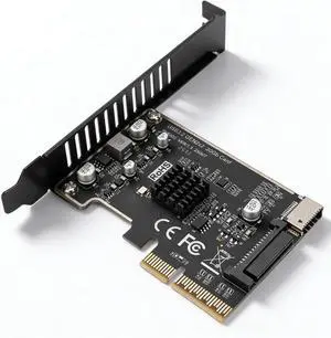 PCIe Expansion Card for Desktop PC, USB3.2GEN2 x2 20Gbps, PCIE X4 X8 X16, PCI Expree to USB Expansion Card PCIe Expansion Card for Desktop PC, USB3.2GEN2 x2 20Gbps, PCIE X4 X8 X16, PCI Expree to USB Expansion Card