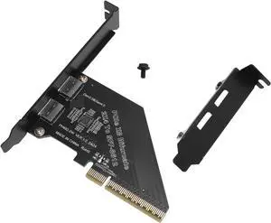 PCIe to Oculink SFF-8612 Adapter for Linux, OS X, Wins, PCIe Gen4 x8 Bandwidth 128Gbps, Plug & Play PCIe to Oculink SFF-8612 Adapter for Linux, OS X, Wins, PCIe Gen4 x8 Bandwidth 128Gbps, Plug & Play