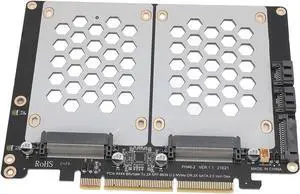 PCIE 4.0 U.2 Dual SSD Adapter Card with Fast Transmission for High Speed Data Transfer for Professional Users and PC Enthusiasts PCIE4.0 for PCIE 4.0 U.2 Dual SSD Adapter Card with Fast Transmission for High Speed Data Transfer for Professional Users and PC Enthusiasts PCIE4.0 for