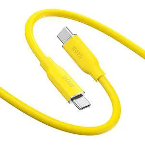 140W USB C to USB C Cable PD 3.1 Type C Fast Charging Cable Fast Charge for MacBook Pro, iPhone 15 Pro Max Plus, iPad Pro/Air, Galaxy S23Ultra, Pixel, Switch, 3.3ft, Yellow 140W USB C to USB C Cable PD 3.1 Type C Fast Charging Cable Fast Charge for MacBook Pro, iPhone 15 Pro Max Plus, iPad Pro/Air, Galaxy S23Ultra, Pixel, Switch, 3.3ft, Yellow