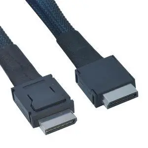 Cable PCIe 4.0 SFF-8611 4i Male Extension Cable for Oculink eGPU onexGPU Mini PC SSD, 3.3 feet (100 cm) Cable PCIe 4.0 SFF-8611 4i Male Extension Cable for Oculink eGPU onexGPU Mini PC SSD, 3.3 feet (100 cm)