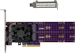 ASM2824 PCIe 3.0 x8 to 4X M.2 NVMe SSD Adapter Card with ASM2824 for Minisforum Synology ZFS TrueNAS 22110/2280/2260/2242/2230 4* M.2 ASM2824 PCIe 3.0 x8 to 4X M.2 NVMe SSD Adapter Card with ASM2824 for Minisforum Synology ZFS TrueNAS 22110/2280/2260/2242/2230 4* M.2