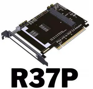 ADT-R37P PCIe 5.0 x16 to Gen-Z 4C+/SFF-TA-1002 Adapter Card High Performance External PCIe x16 Bifurcation Expansion Support OCP NIC 3.0 ADT-R37P PCIe 5.0 x16 to Gen-Z 4C+/SFF-TA-1002 Adapter Card High Performance External PCIe x16 Bifurcation Expansion Support OCP NIC 3.0