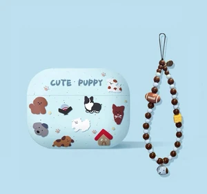 Cute 3D Bow Earphone Case Compatible with Apple AirPods 4 / Pro 3 / Pro 2 / Pro / 3 / 2 / 1, Clear Shockproof Protective Cover with Ring Lanyard, Pink Blue ink-blurry dog with blue puppy leash Cute 3D Bow Earphone Case Compatible with Apple AirPods 4 / Pro 3 / Pro 2 / Pro / 3 / 2 / 1, Clear Shockproof Protective Cover with Ring Lanyard, Pink Blue ink-blurry dog with blue puppy leash