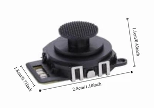 4Pcs 3D Analog Joystick for PSP2000 - Replacement Thumbstick Controller with Ergonomic Design, Smooth Gameplay Control 4Pcs 3D Analog Joystick for PSP2000 - Replacement Thumbstick Controller with Ergonomic Design, Smooth Gameplay Control