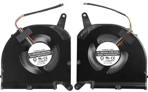 CPU+GPU Cooling Fan for Gigabyte Aero 15 OLED SA 17 HDR XA RP75XA RP77XA
RP77 RP75W, for Aorus 15P 15G 17G KB SB WB XB YB YC KC XC RX5G RX7G FAN Replacement, P/N: PLB07010S12HH (7mm Thickness)