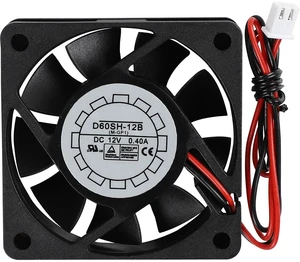 D60SH-12B Cooling Fan DC 12V 0.40A 6015 60x60x15mm 2-Wire
D60SH-12B (M-GP1) Silent fan for Chassis Case power, Computer, Desktop, Server, cabinet D60SH-12B Cooling Fan DC 12V 0.40A 6015 60x60x15mm 2-Wire
D60SH-12B (M-GP1) Silent fan for Chassis Case power, Computer, Desktop, Server, cabinet