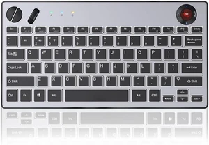 Three Modes Backlit Wireless Trackball Keyboard, 78 Keys, 800-1600 CPI Adjustable,Ergonomic, rechargeable, silent Bluetooth 5.4/2.4G/Wired, for Windows/Mac/iOS/Android/TV box/HTPC/pc/Remote Controller Three Modes Backlit Wireless Trackball Keyboard, 78 Keys, 800-1600 CPI Adjustable,Ergonomic, rechargeable, silent Bluetooth 5.4/2.4G/Wired, for Windows/Mac/iOS/Android/TV box/HTPC/pc/Remote Controller
