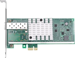 Fockety 10GB PCI E X1 Network Card, SFP x1 PCI Express 2.0 Ethernet Card for 82599EN Chip PCB Ethernet Fiber Adapter Network Adapter for System Fockety 10GB PCI E X1 Network Card, SFP x1 PCI Express 2.0 Ethernet Card for 82599EN Chip PCB Ethernet Fiber Adapter Network Adapter for System