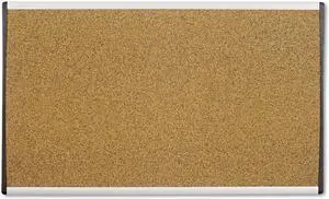 Quartet Bulletin Board, 30" x 18", Corkboard, Cubicle, Arc, Aluminum Frame (ARCB3018) Quartet Bulletin Board, 30" x 18", Corkboard, Cubicle, Arc, Aluminum Frame (ARCB3018)