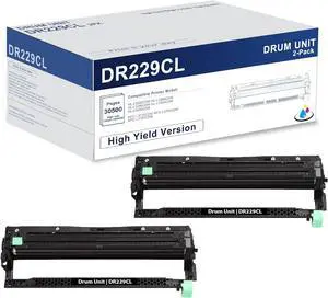 DR229CL Drum Unit 2 Pack DR-229CL Replacement for Brother DR229CL Black, DR 229CL Compatible with HL-L3220CDW Drum HL-L3280CDW HL-L3300CDW MFC-L3720CDW MFC-L3780CDW Printer DR229CL Drum Unit 2 Pack DR-229CL Replacement for Brother DR229CL Black, DR 229CL Compatible with HL-L3220CDW Drum HL-L3280CDW HL-L3300CDW MFC-L3720CDW MFC-L3780CDW Printer