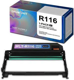 1-Pack Compatible Black MLT-R116 Drum Unit R116 Replacement for Xpress M3015DW M3015DW/XAA M3065FW M3065FW/XAA Printer (Toner Not Include) - Sold by TXSMGS 1-Pack Compatible Black MLT-R116 Drum Unit R116 Replacement for Xpress M3015DW M3015DW/XAA M3065FW M3065FW/XAA Printer (Toner Not Include) - Sold by TXSMGS