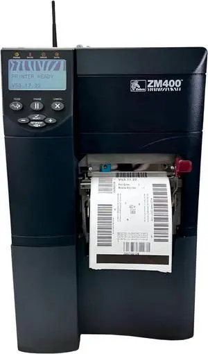 Tekswamp ZM400 Thermal Transfer Label Printer Peeler Rewinder Wi-Fi USB Serial ZM400-2001-5600T, Bundle with Power Cord Tekswamp ZM400 Thermal Transfer Label Printer Peeler Rewinder Wi-Fi USB Serial ZM400-2001-5600T, Bundle with Power Cord