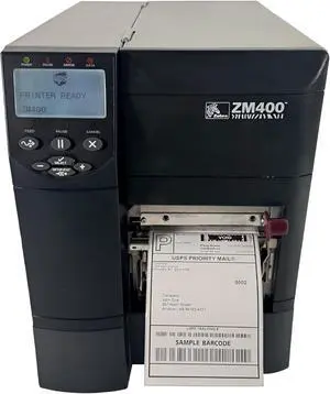 Tekswamp ZM400 UPS Direct Thermal Label Printer Peeler Rewinder Ethernet USB, Bundle with Power Cord Tekswamp ZM400 UPS Direct Thermal Label Printer Peeler Rewinder Ethernet USB, Bundle with Power Cord