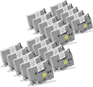 20pack TZE-231 Label Tape Compatible with Brother PT-D210 D220 H110 D400 D410 D600 D610BT Replacement for Brother P Touch Label Maker, 0.47" x 26.2' Black on White 20pack TZE-231 Label Tape Compatible with Brother PT-D210 D220 H110 D400 D410 D600 D610BT Replacement for Brother P Touch Label Maker, 0.47" x 26.2' Black on White