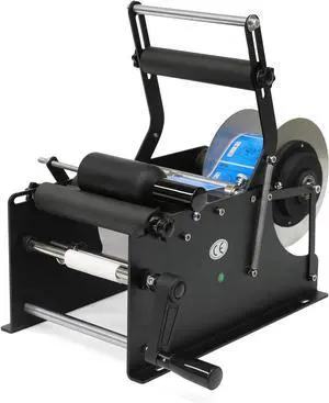 ZONEPACK Manual Round Bottle Labeling Machine Plastic Label Applicator ZONEPACK Manual Round Bottle Labeling Machine Plastic Label Applicator