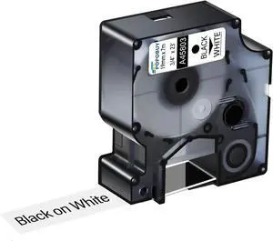 40 Pack Compatible for DYMO D1 Label Maker Refills A45803 S0720830 Black on White Label Tape 45803, 3/4 Inch x 23 Ft, for LabelManager 360D 420P 450D 500TS Label Writer 450 Duo Label Printer 40 Pack Compatible for DYMO D1 Label Maker Refills A45803 S0720830 Black on White Label Tape 45803, 3/4 Inch x 23 Ft, for LabelManager 360D 420P 450D 500TS Label Writer 450 Duo Label Printer