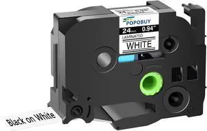 24mm 1 Laminated White Tape Compatible for Brother P-Touch TZ251 TZ-251 TZe-251 TZe251 Black on White Label Tape for PT-D600 PT-D610BT PT-P700 PT-P710BT Label Maker 20 Pack 24mm 1 Laminated White Tape Compatible for Brother P-Touch TZ251 TZ-251 TZe-251 TZe251 Black on White Label Tape for PT-D600 PT-D610BT PT-P700 PT-P710BT Label Maker 20 Pack