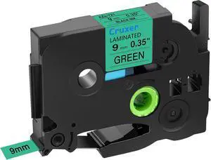 Cruxer 40 Pack Replacement for P-Touch TZe-721 TZ-721 Label Tape Black Text on Green Laminated 9mm 0.35" Compatible with Ptouch PT-D200 PT-D210 PT-D400 PT-D450 PT-D600 PT-H100 PT-1230PC Label Maker Cruxer 40 Pack Replacement for P-Touch TZe-721 TZ-721 Label Tape Black Text on Green Laminated 9mm 0.35" Compatible with Ptouch PT-D200 PT-D210 PT-D400 PT-D450 PT-D600 PT-H100 PT-1230PC Label Maker