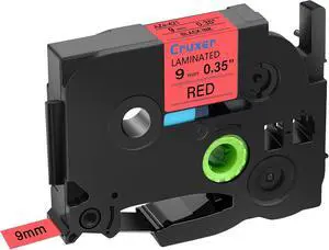 Cruxer 40 Pack Replacement for P-Touch TZe-421 TZ-421 Label Tape Black Text on Red Laminated 9mm 0.35" Compatible with Ptouch PT-D200 PT-D210 PT-D400 PT-D450 PT-D600 PT-H100 PT-1230PC Label Maker Cruxer 40 Pack Replacement for P-Touch TZe-421 TZ-421 Label Tape Black Text on Red Laminated 9mm 0.35" Compatible with Ptouch PT-D200 PT-D210 PT-D400 PT-D450 PT-D600 PT-H100 PT-1230PC Label Maker