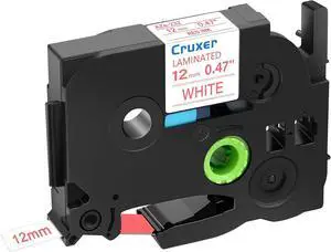 Cruxer 40 Pack Replacement for P-Touch TZe-232 TZ-232 Label Tape Red Text on Clear Laminated 12mm 0.47" Compatible with Ptouch PT-D200 PT-D210 PT-D400 PT-D450 PT-D600 PT-H100 1230PC Label Maker Cruxer 40 Pack Replacement for P-Touch TZe-232 TZ-232 Label Tape Red Text on Clear Laminated 12mm 0.47" Compatible with Ptouch PT-D200 PT-D210 PT-D400 PT-D450 PT-D600 PT-H100 1230PC Label Maker