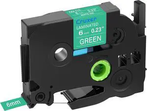 Cruxer 40 Pack Replacement for P-Touch TZe-725 TZ-725 9mm 0.35" White Text on Green Laminated Label Tape Compatible with Ptouch PT-D200 PT-D210 PT-D400 PT-D450 PT-D600 PT-H100 1230PC Label Maker Cruxer 40 Pack Replacement for P-Touch TZe-725 TZ-725 9mm 0.35" White Text on Green Laminated Label Tape Compatible with Ptouch PT-D200 PT-D210 PT-D400 PT-D450 PT-D600 PT-H100 1230PC Label Maker