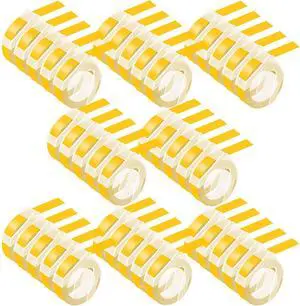 40 Pack Compatible for Dymo 521208 12mm 3D Plastic Embossing Label Tape 1/2'' Yellow on White Emboss Labels for Organizer Xpress 1575 1595 1570 Office Mate MoTEX Label Makers 40 Pack Compatible for Dymo 521208 12mm 3D Plastic Embossing Label Tape 1/2'' Yellow on White Emboss Labels for Organizer Xpress 1575 1595 1570 Office Mate MoTEX Label Makers