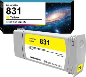 831 Yellow Ink Cartridge CZ685A 831A Latex Inks 775ml Replacement for 831 for Latex 310 315 330 335 360 365 370 570 Printer 831 Yellow Ink Cartridge CZ685A 831A Latex Inks 775ml Replacement for 831 for Latex 310 315 330 335 360 365 370 570 Printer