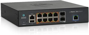 Cambium Networks cnMatrix EX2010-P Switch - 20 Gbps Throughput - 8 Ethernet PoE+ Enabled Ports @ 100W - 2 SFP Fiber Uplink Ports - 512 MB DRAM - 128 MB Flash Storage - (US Power Cord) - MX-EX2010PxA-U Cambium Networks cnMatrix EX2010-P Switch - 20 Gbps Throughput - 8 Ethernet PoE+ Enabled Ports @ 100W - 2 SFP Fiber Uplink Ports - 512 MB DRAM - 128 MB Flash Storage - (US Power Cord) - MX-EX2010PxA-U