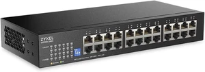 ZYXEL Ethernet Switch 24 Ports | Unmanaged | Gigabit | GS1100-24ES ZYXEL Ethernet Switch 24 Ports | Unmanaged | Gigabit | GS1100-24ES