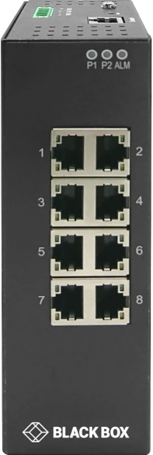 Black Box EXTR MGD Switch - (8) 10/100/1000Mbps RJ45 Black Box EXTR MGD Switch - (8) 10/100/1000Mbps RJ45